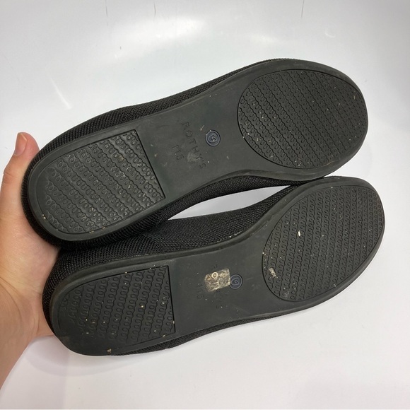 Rothy’s black round toe flats ballet flats size 11.5 - Picture 7 of 12